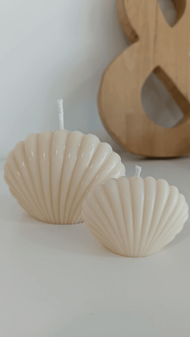 Bougie coquillage